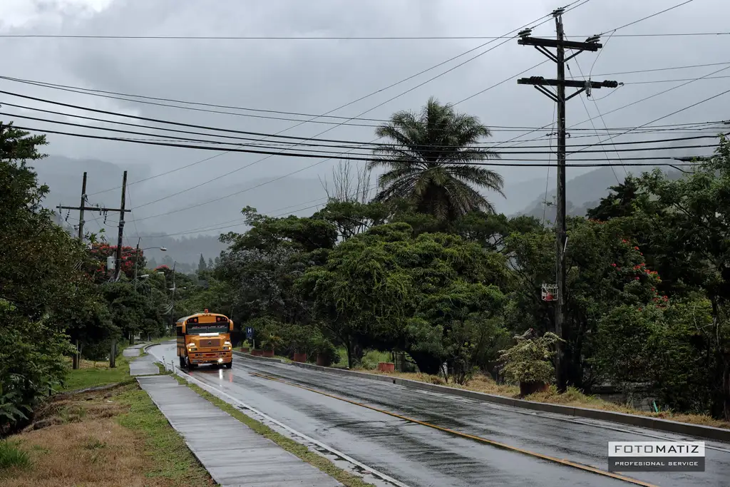 The Entrance road to Boquete in Chiriqui - Panama