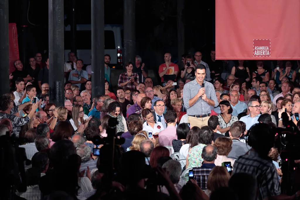 Open Assembly in Murcia with Pedro Sánchez Pérez Castejón Open Assembly in Murcia with Pedro Sánchez Pérez Castejón