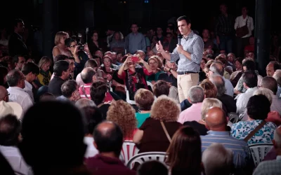 Pedro Sánchez leader of the socialist party