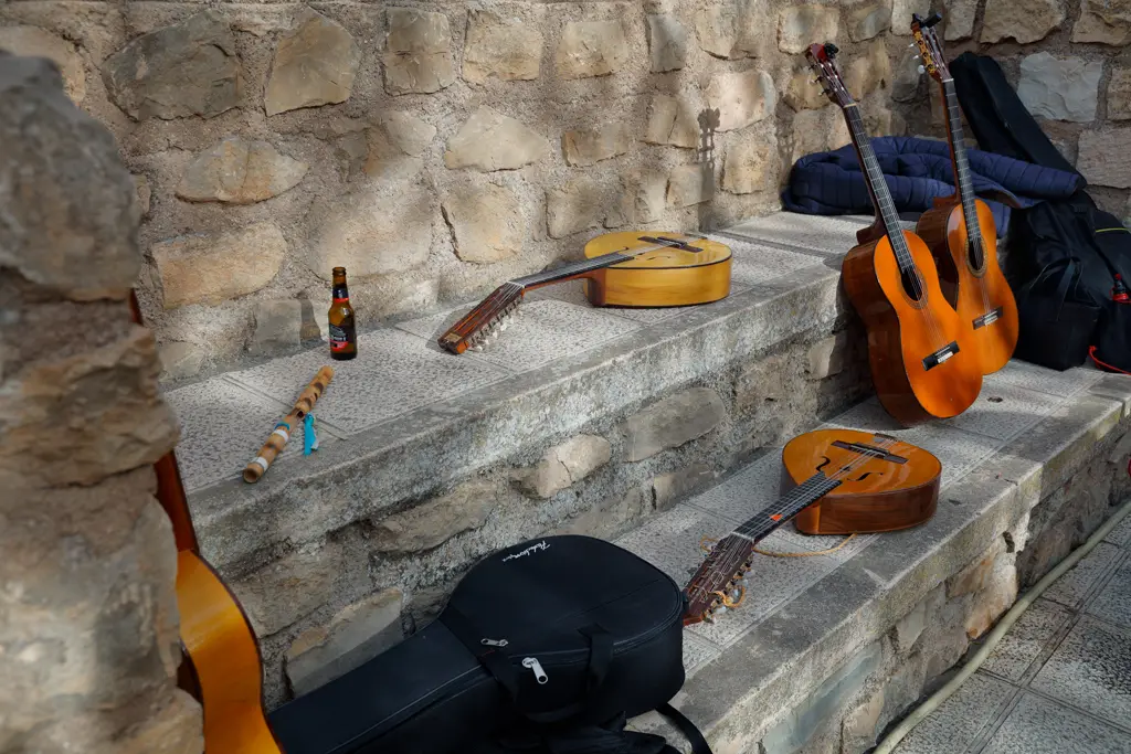 Traditional instruments of the cuadrillas