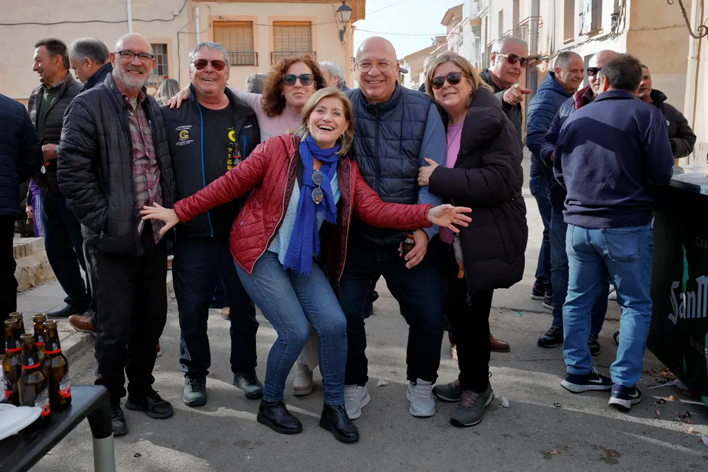 Santoangeros at the cuadrillas festival in Cañada de la Cruz