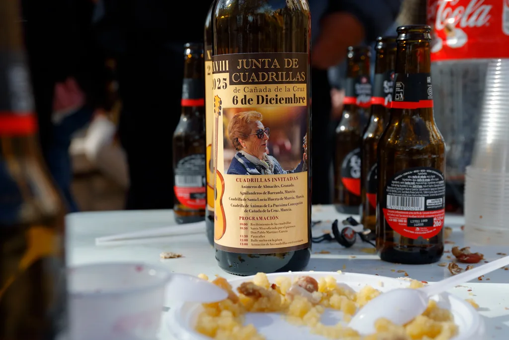 Wine and migas in Cañada de la Cruz