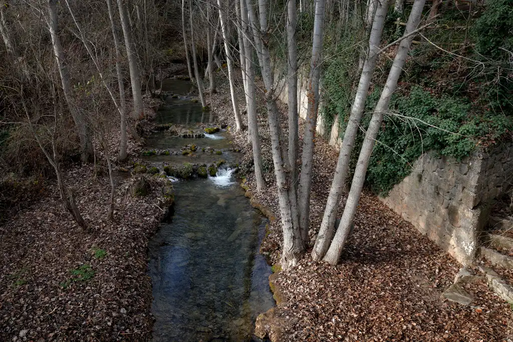 Arroyo de las Fuentes stream in Cañete Arroyo de las Fuentes stream in Cañete