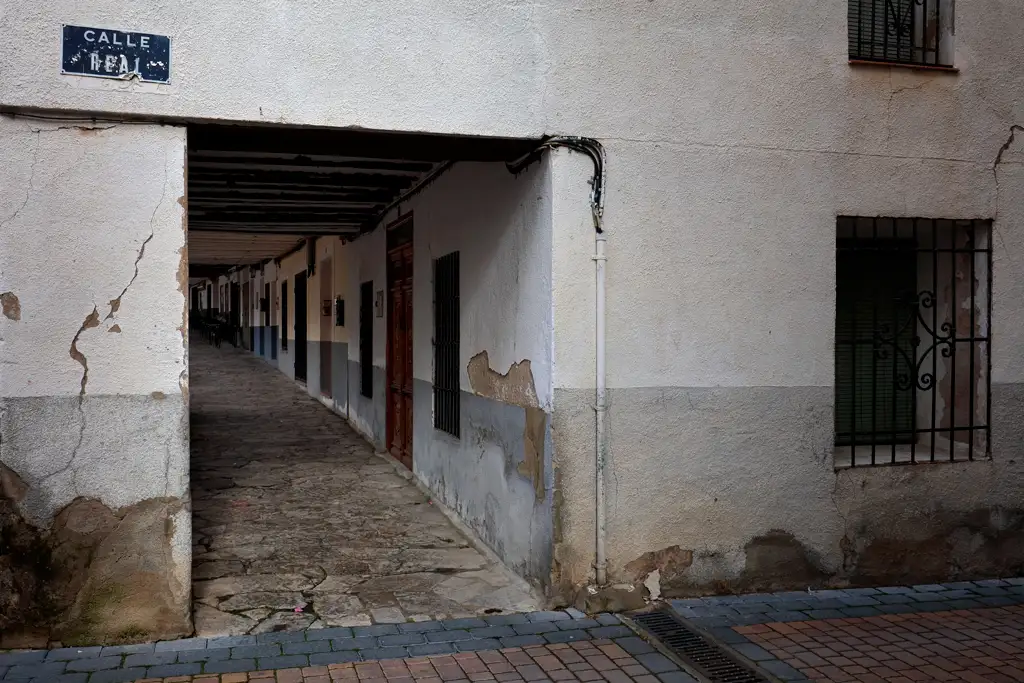 Medieval arcades of the Plaza Mayor Medieval arcades of the Plaza Mayor