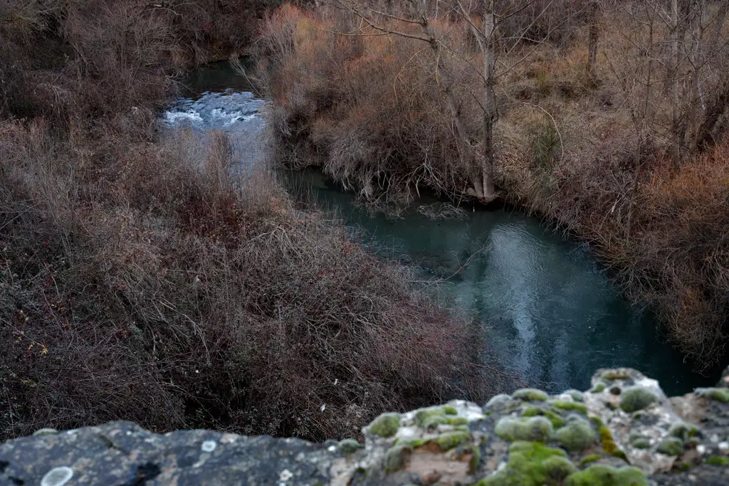 Rio Mayor del Molinillo from a bridge Rio Mayor del Molinillo from a bridge