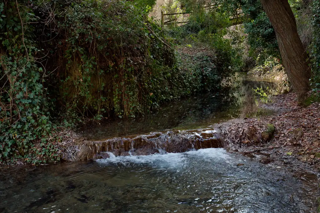A small waterfall in Cañete (Cuenca)