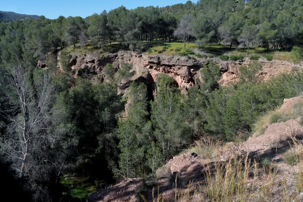 Canyon of the El Valle (the Valley) park in Murcia