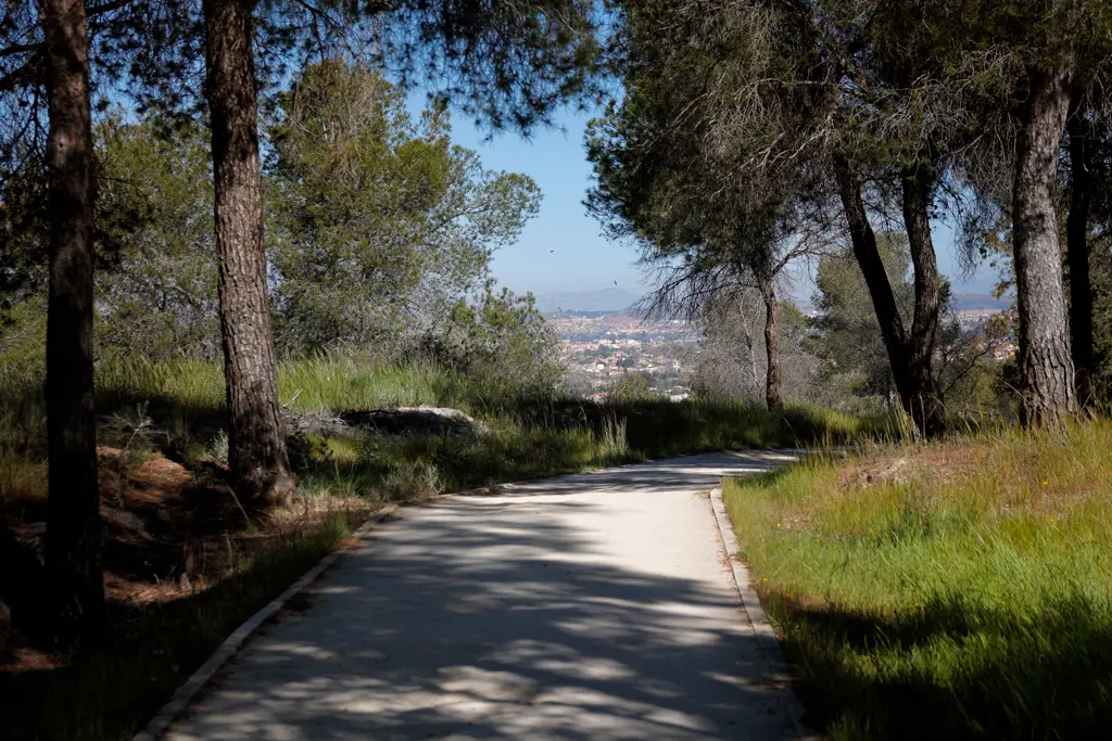 Descending back to Murcia from El Valle park