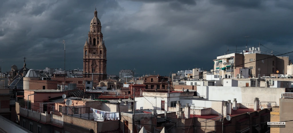 The Tower of the Cathedral in Murcia