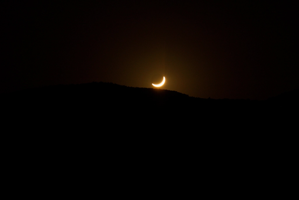 Just before the sun disappears behind the mountains Just before the sun disappears behind the mountains