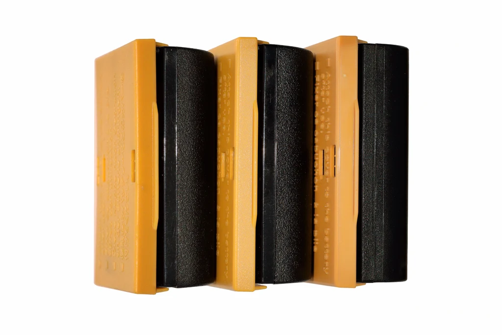 batteries with handy protective caps